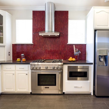 Red Glass Tile