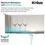 32" Undermount Stainless Steel Kitchen Sink, Pull-Down Faucet SSMB w Dispenser
