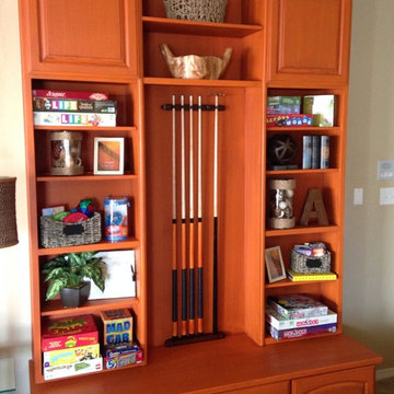 Custom Pool Cue Holder & Game Storage