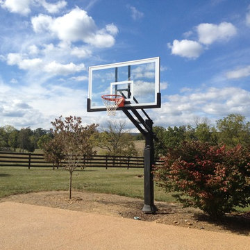 Linda T's Pro Dunk Platinum Basketball System on a 25x56 in Woodstock, VA