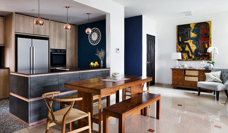 Houzz Tour: Colour and Memories Bring Personality to this Condo