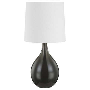Durban 1-Light Table Lamp, Aged Brass