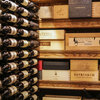 W Series Wine Rack 7 Wall Mounted Bottle Storage Kit, Brushed Nickel, 63 Bottles