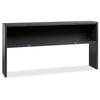 Lorell Charcoal Steel Desk Series Stack on Hutch, 72", Material Steel