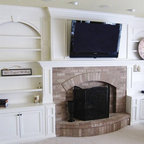 White Brick Fireplace - Traditional - San Francisco