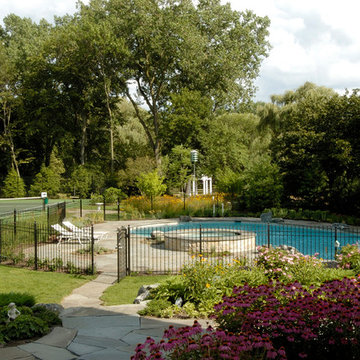 Glenview Freeform Inground Swimming Pool and Spa