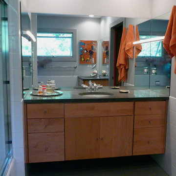 Bathroom Update with modern notes