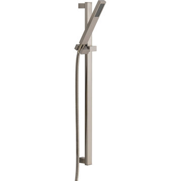 Delta Vero Premium Single-Setting Slide Bar Hand Shower, Stainless, 57530-SS
