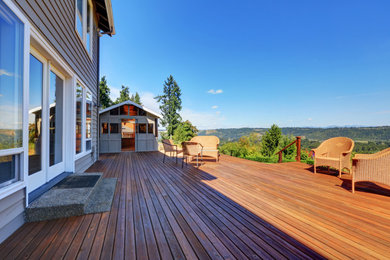 Example of a classic deck design in Chicago