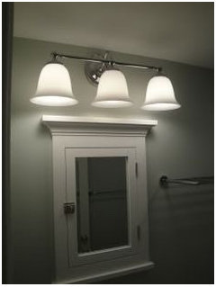 Bathroom Lights Over Medicine Cabinets should a bar light over a medicine cabinet need to extend past the Bathroom Lights Over Medicine Cabinets should a bar light over a medicine cabinet need to extend past the