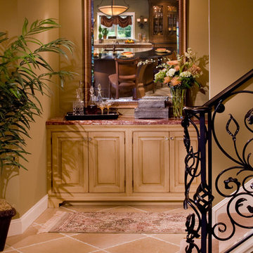 Entry Way to Wet Bar