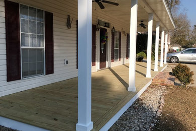 Inspiration for a timeless porch remodel in Jackson