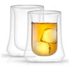 Cosmo Double Wall DOF Whiskey Glasses 8 oz, Set of 2