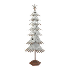gerson company 39 inch galvanized metal holiday tree with stars christmas trees - Metal Christmas Decorations gerson company 39 inch galvanized metal holiday tree with stars christmas trees - Metal Christmas Decorations