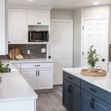 White Out Traditional Kitchen Remodel