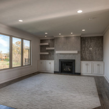 Wyndham Custom 2-story, stairs in back of home