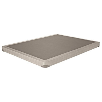 Coaster Kinsley Fabric Eastern King 5" Low Profile Foundation in Gray