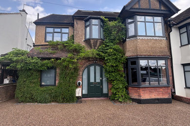 Traditional house exterior in London.