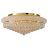 Artistry Lighting Primo Collection Flush Mount Chandelier 28", Gold
