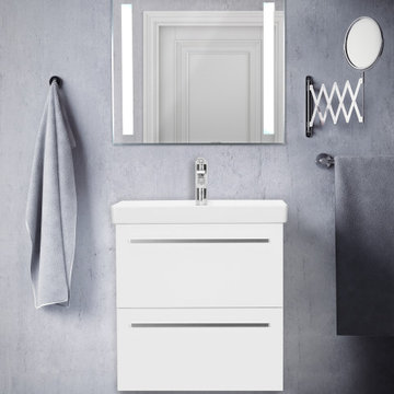 Fiore Wall Mounted Modern Design Bathroom Vanity