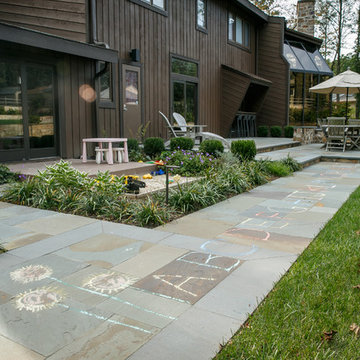 Contemporary Patios & Gardens for Modernist Home