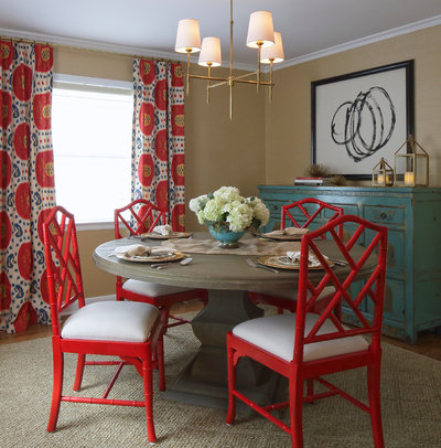 Eclectic Dining Room by Lorri Dyner Design LLC