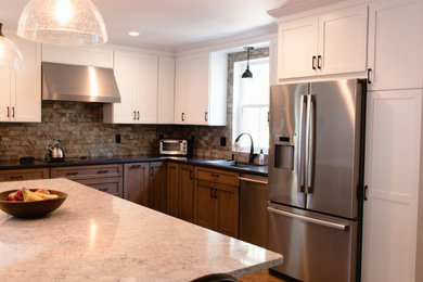 Inspiration for a cottage kitchen remodel in Providence