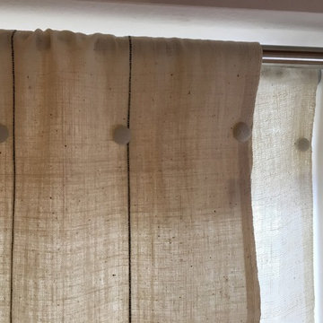 納品例:吹き抜け空間のカーテン