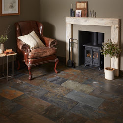 Piscola Rustic Variegated Slate Tile - Flooring
