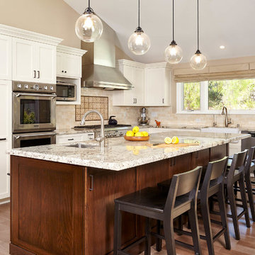 Large Kitchen Island Seats Family of Five