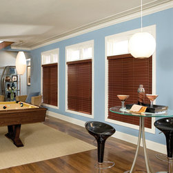 BlindSaver Allure 2-1/2" WoodTones Wood Alloy Blinds - Window Blinds