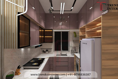 Modular Kitchen design by Trendco Interior