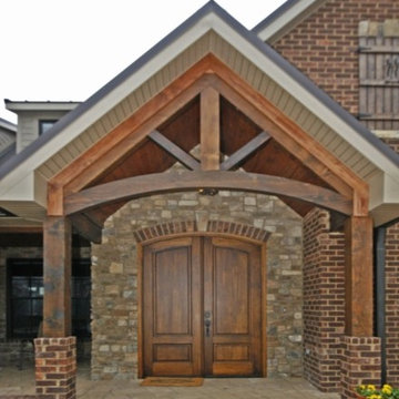 Lake Home with Timber Frame Components