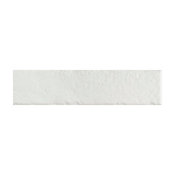 2.38"x9.5" Brooklyn Brick Porcelain Floor/Wall Tiles, Set of 34, White