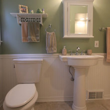 Downstairs powder room