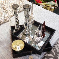 Silver Candlesticks & Finials - Candleholders