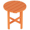 WestinTrends 3PC Classic Adirondack Outdoor Patio Rocking Chairs, Side Table Set, Orange