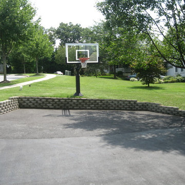 Dan S's Pro Dunk Gold Basketball System on a 30x31 in Mount Airy, MD
