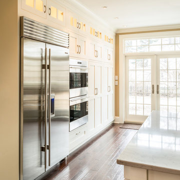 Wall of Appliances and Pantries