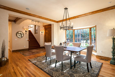 Inspiration for a dining room remodel in Denver