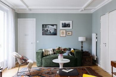 Exemple d'un salon tendance.