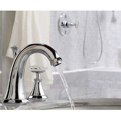 Grohe Kensington with Crystal Knobs - Bathroom Faucets And Showerheads