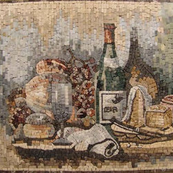Backsplash handcrafted mosaic mural - Tile