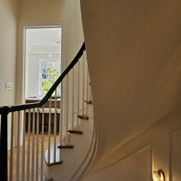 Project #131 | Three-Story Elliptical Staircase in Historic Home
