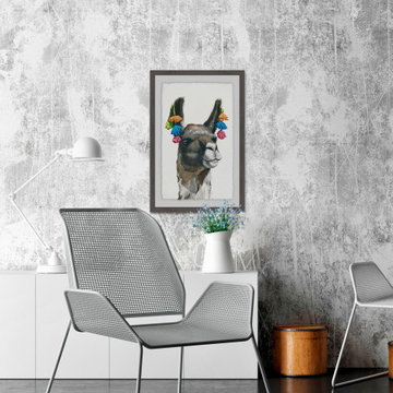 "Ear Fringe" Framed Painting Print