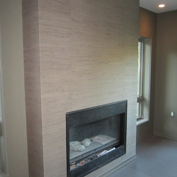 Grasscloth Installations: Dining Room, Sitting Room & Bedroom