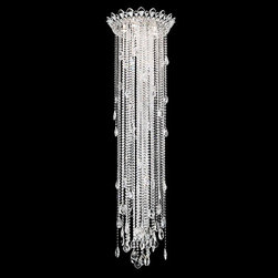 Charming 5 Light Flush Mount lighting by Schonbek Trilliane Strands - Lighting