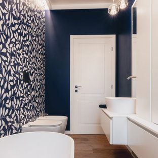 75+ Badezimmer mit farbigen Fliesen Ideen & Bilder - Juli 2021 | Houzz DE