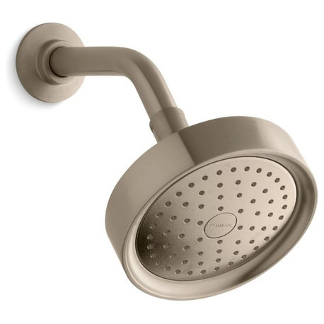 Kohler Purist 2.5 GPM 1-Function Wall-Mount Showerhead, Vibrant Brushed Bronze