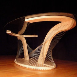 Oval Sculptural Coffee Table - Coffee Tables